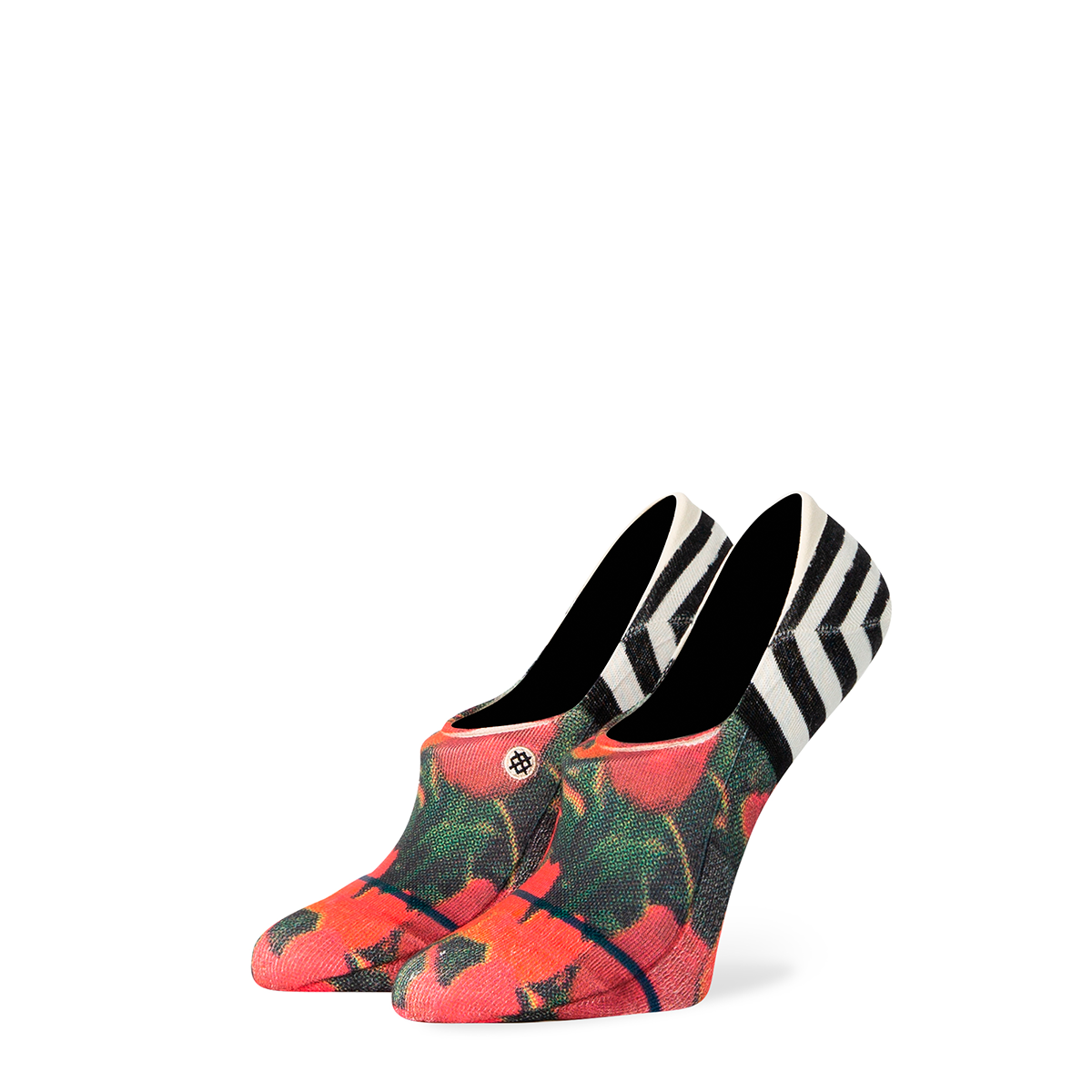 STANCE SOCK WOMEN RISO BLACK RED - 1