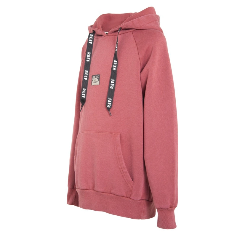 POLERON KIDS HOODIE BURGUNDY - 2