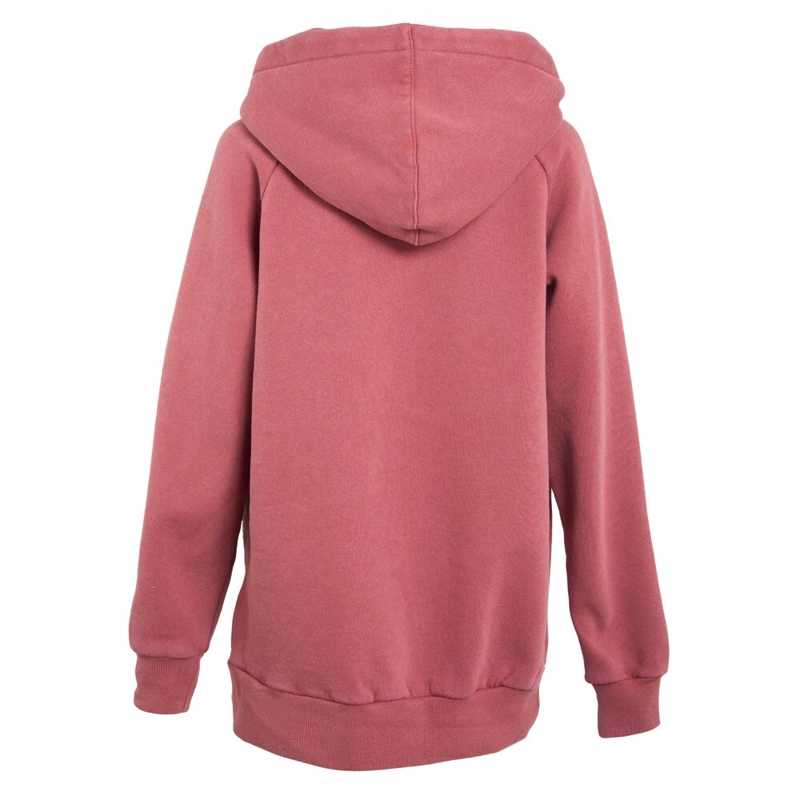 POLERON KIDS HOODIE BURGUNDY - 3