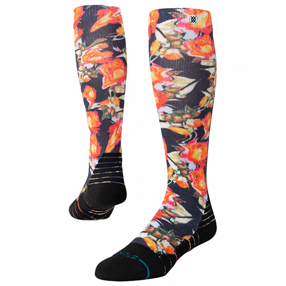 STANCE SOCK MEN SNOWBOARD TORQUE MID POLY BLACK RED - 1