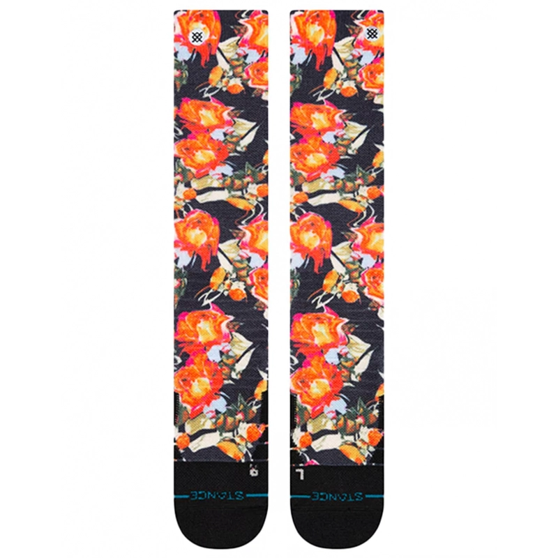 STANCE SOCK MEN SNOWBOARD TORQUE MID POLY BLACK RED - 2