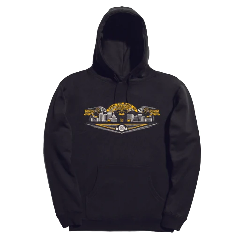 POLERON STANCE HOODIE WU-TANG PANTHER HOODIE BLACK - 1