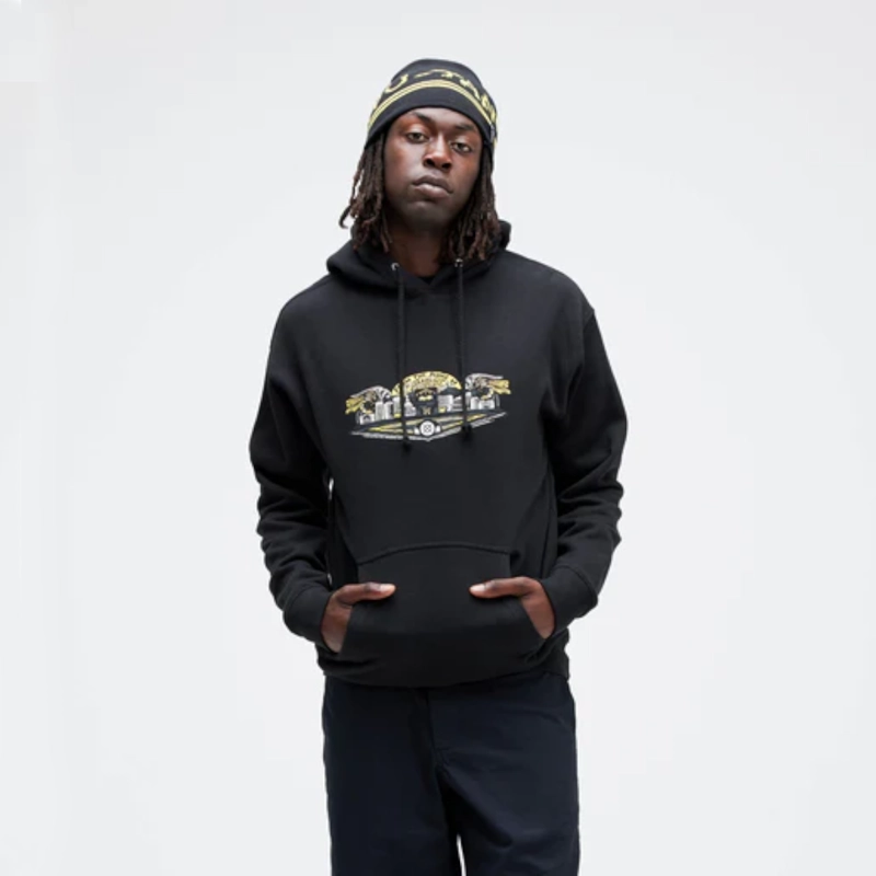 POLERON STANCE HOODIE WU-TANG PANTHER HOODIE BLACK - 3