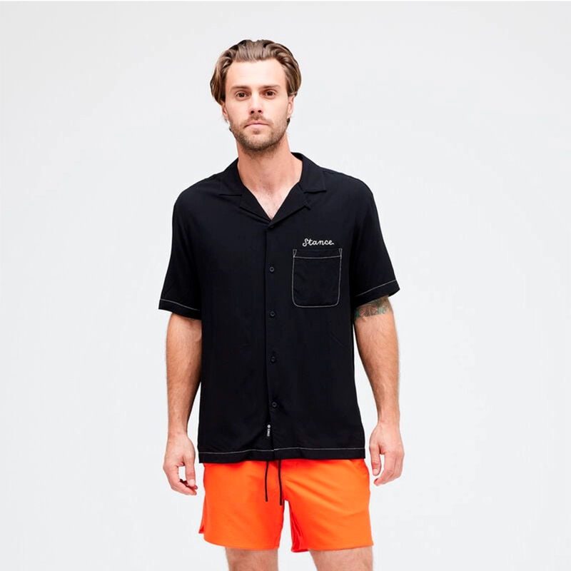 CAMISA STANCE YOTO BUTTON UP BLACK - 2
