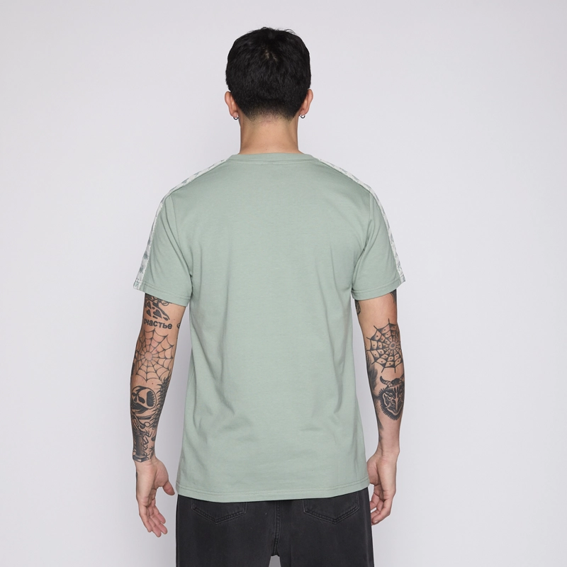 POLERA KAPPA MEN BANDA GREEN LOGO FRONT WHITE - 2