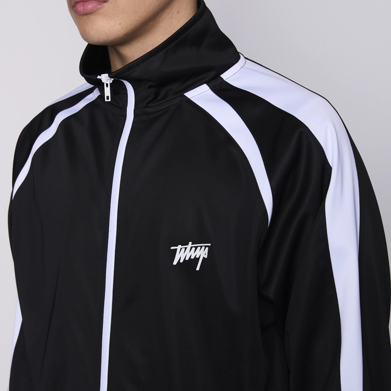 POLERON WHATUP FULL ZIPPER BLACK WHITE - 4