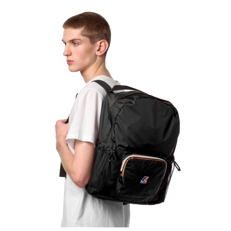 MOCHILA K-WAY PACKABLE LE VRAI 3.0 MICHEL BLACK PURE - 5
