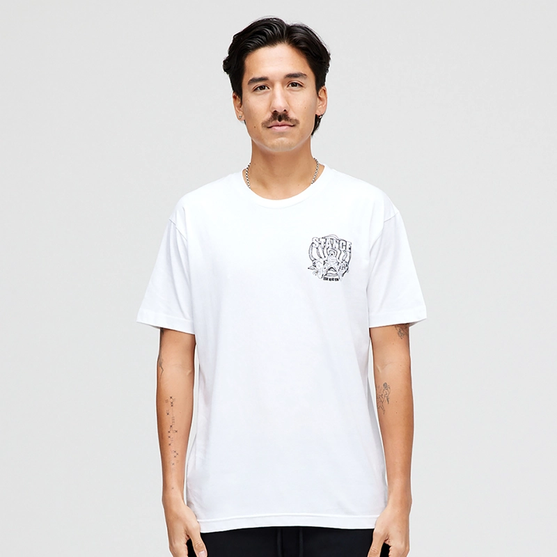 POLERA MEN SOCK IT TO ME WHITE - 3
