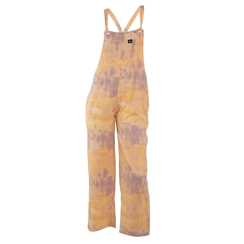 JARDINERA NIÑA TIE DYE YELLOW ORANGE - 1