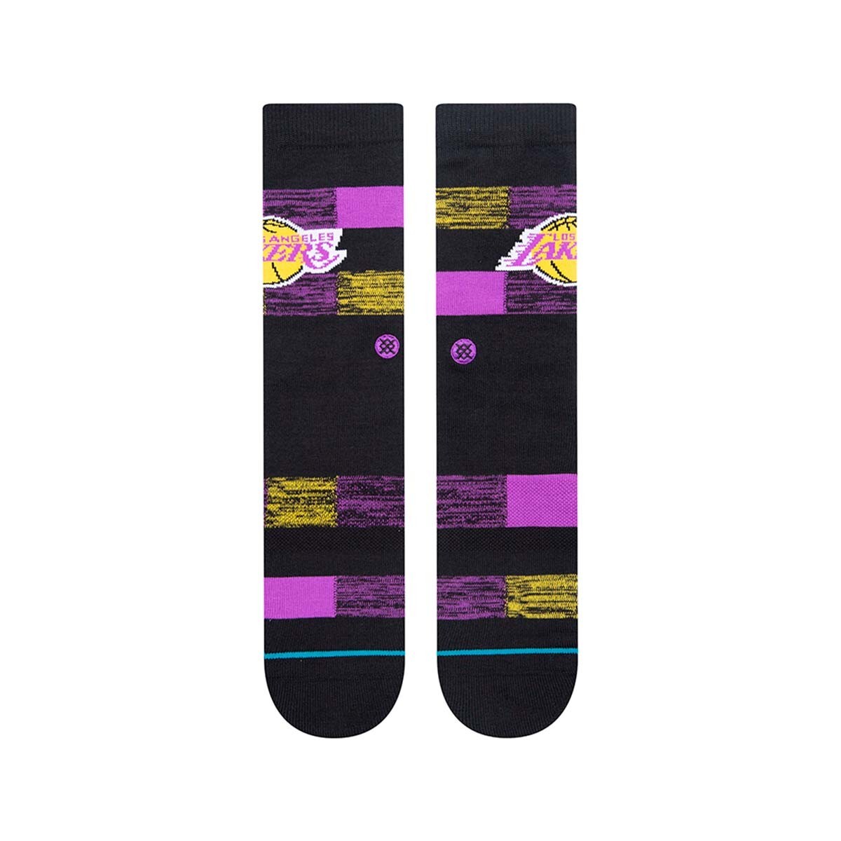 STANCE SOCK MEN LOS ANGELES LAKERS CRYPTIC BLACK - 2