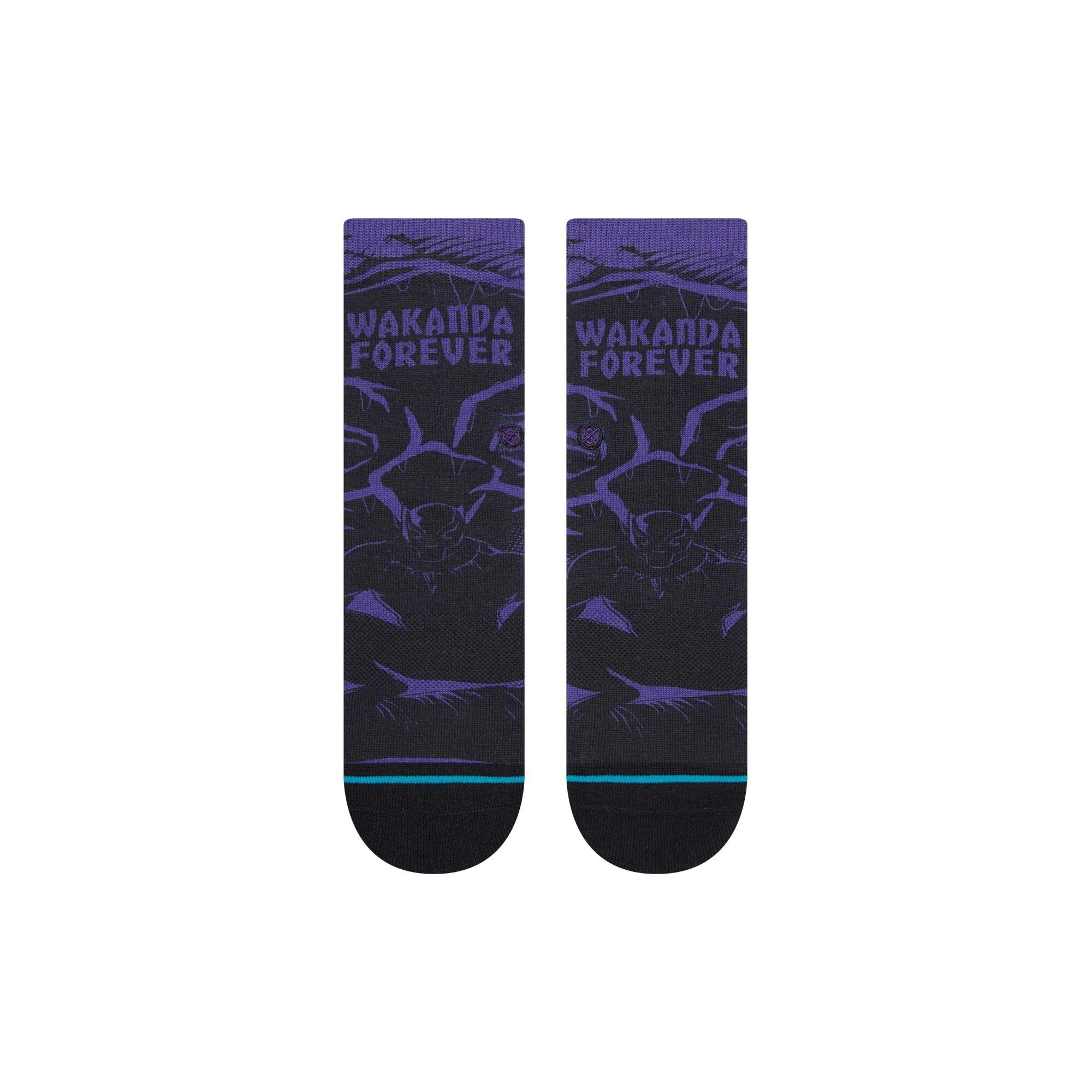 STANCE SOCK KIDS BLACK PANTHER YIBAMBE PURPLE - 2