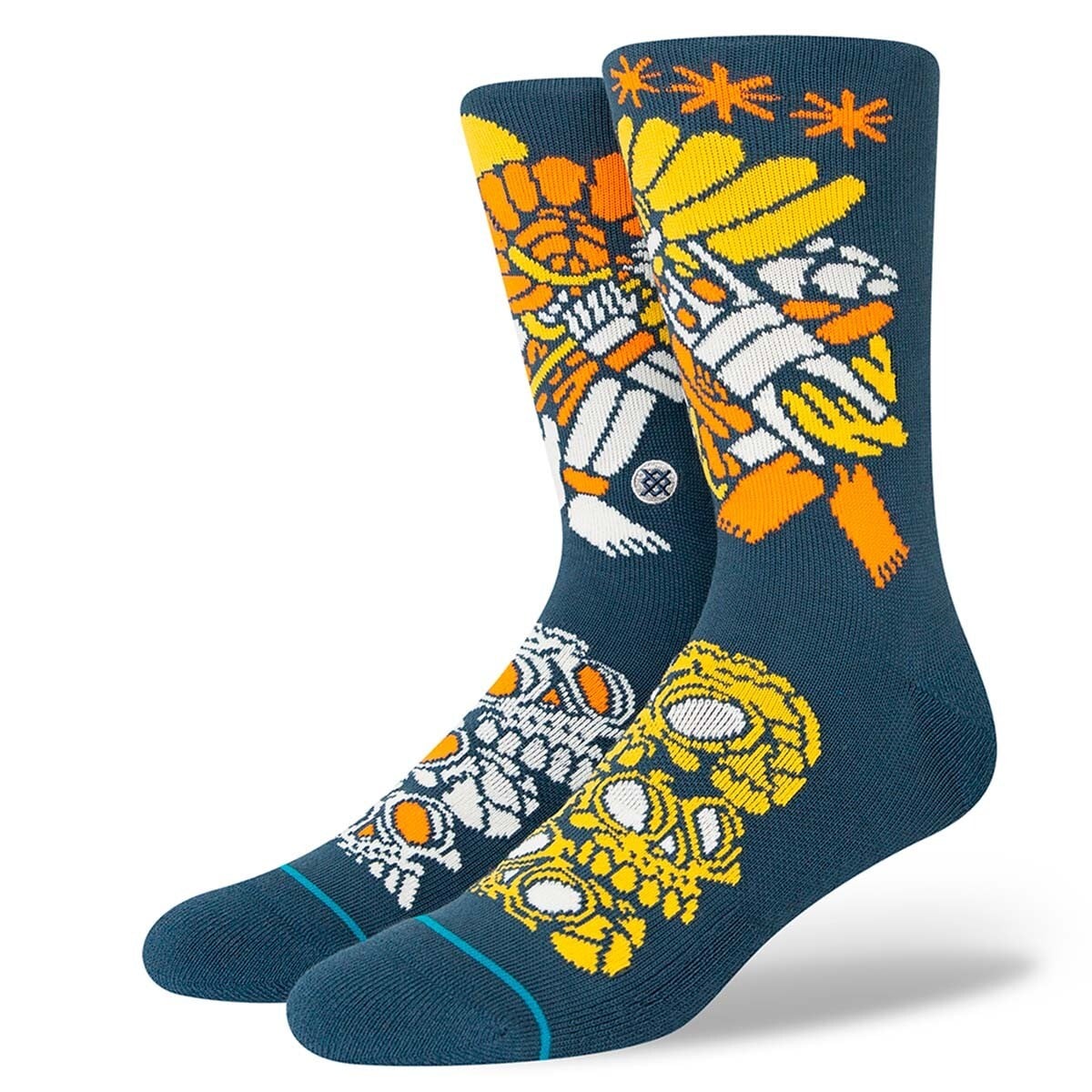 STANCE SOCK DJ JAVIER WARRIOR BLUE - 1