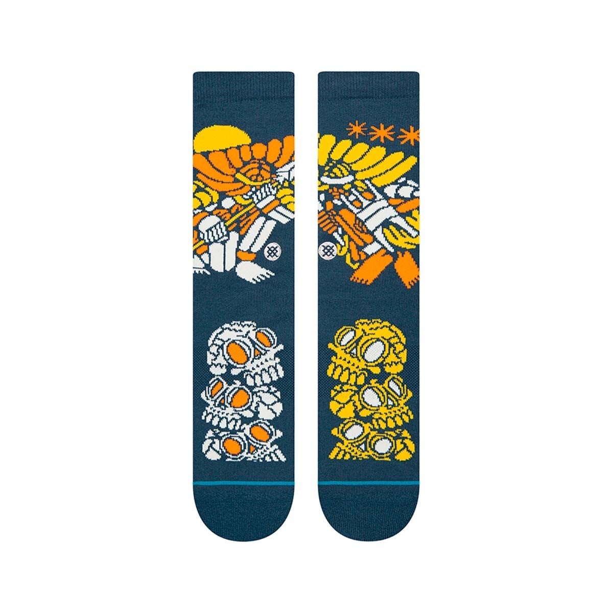 STANCE SOCK DJ JAVIER WARRIOR BLUE - 2