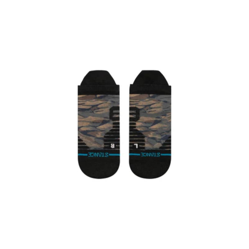 STANCE SOCK MEN ROMPIN MID TAB BROWN - 2