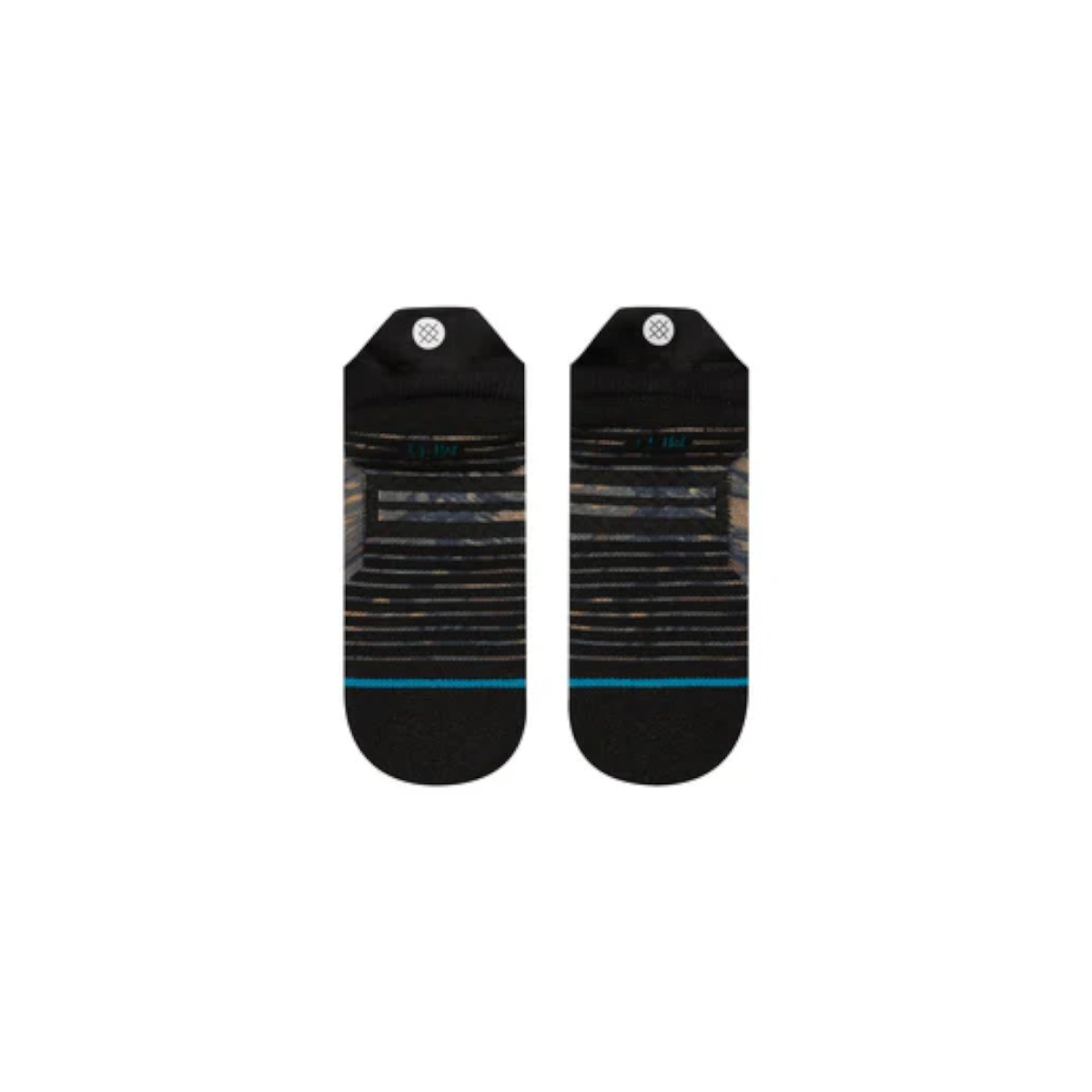 STANCE SOCK MEN ROMPIN MID TAB BROWN - 3