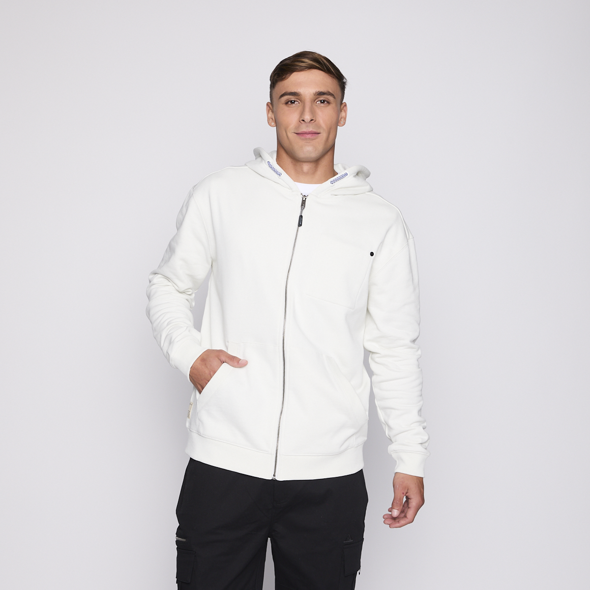 POLERON REEF MEN FULL ZIPPER BEIGE - 4