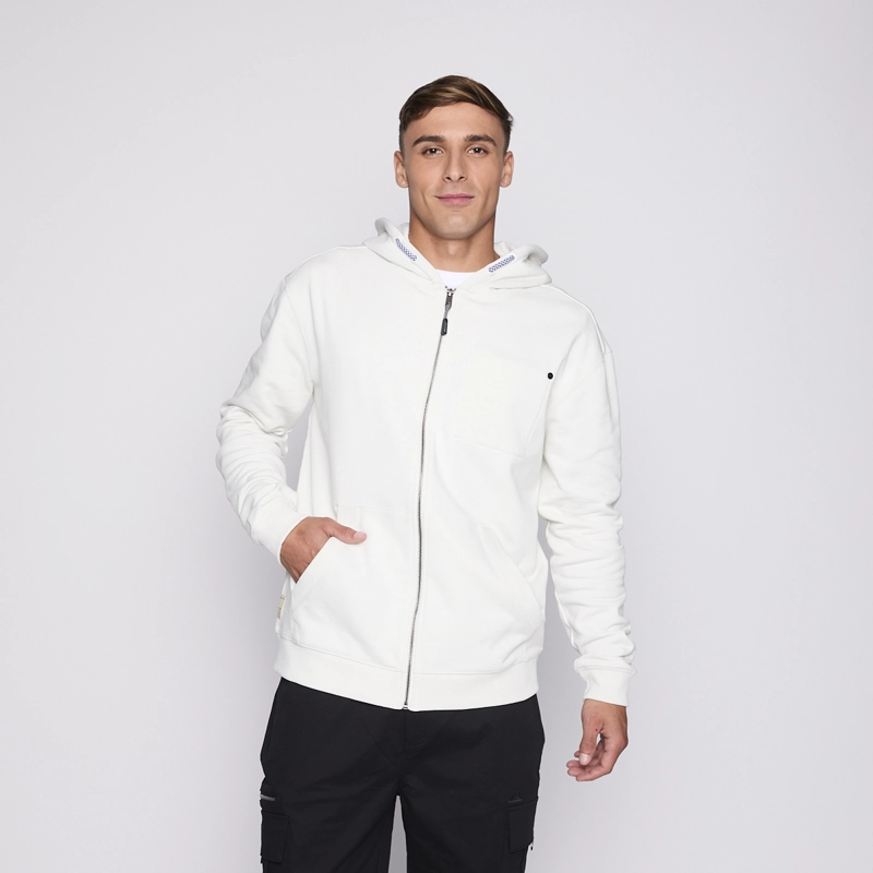 POLERON REEF MEN FULL ZIPPER BEIGE - 4