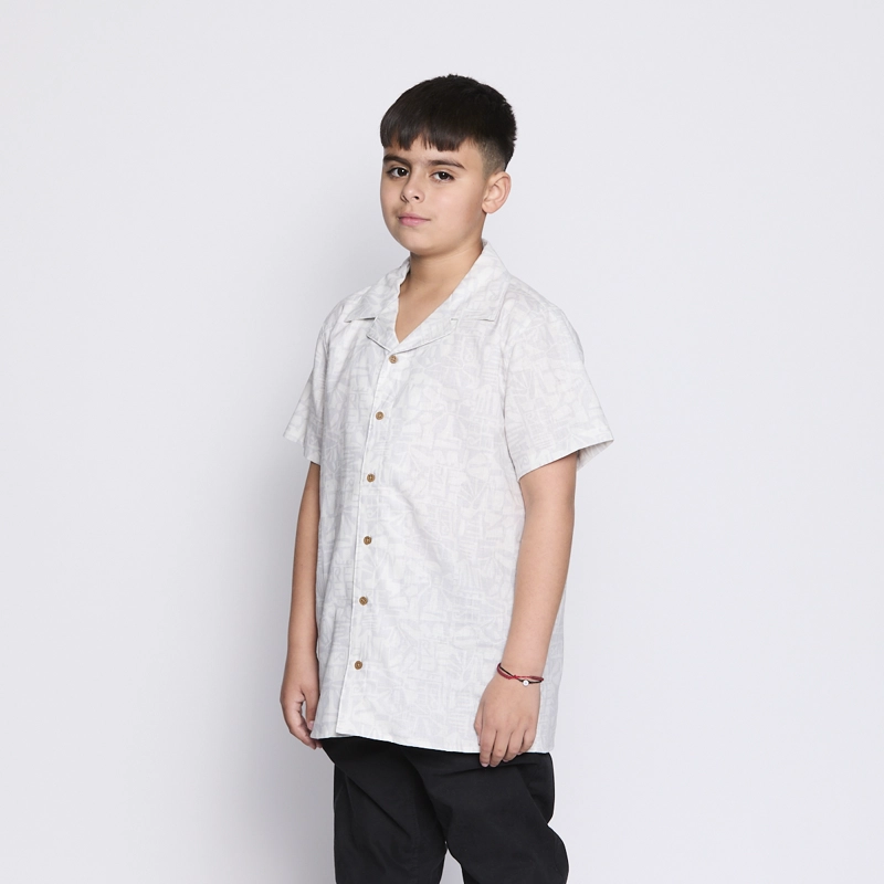 CAMISA REEF KIDS GRIS DISEÑOS GRIS OSCURO - 2