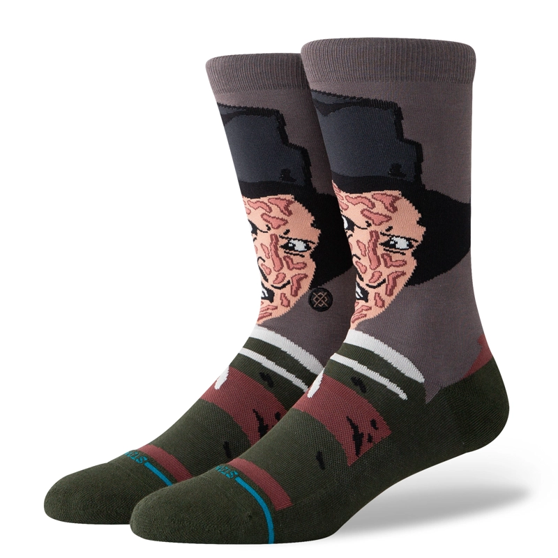 STANCE  SOCK FREDDY CREW BLACK - 1