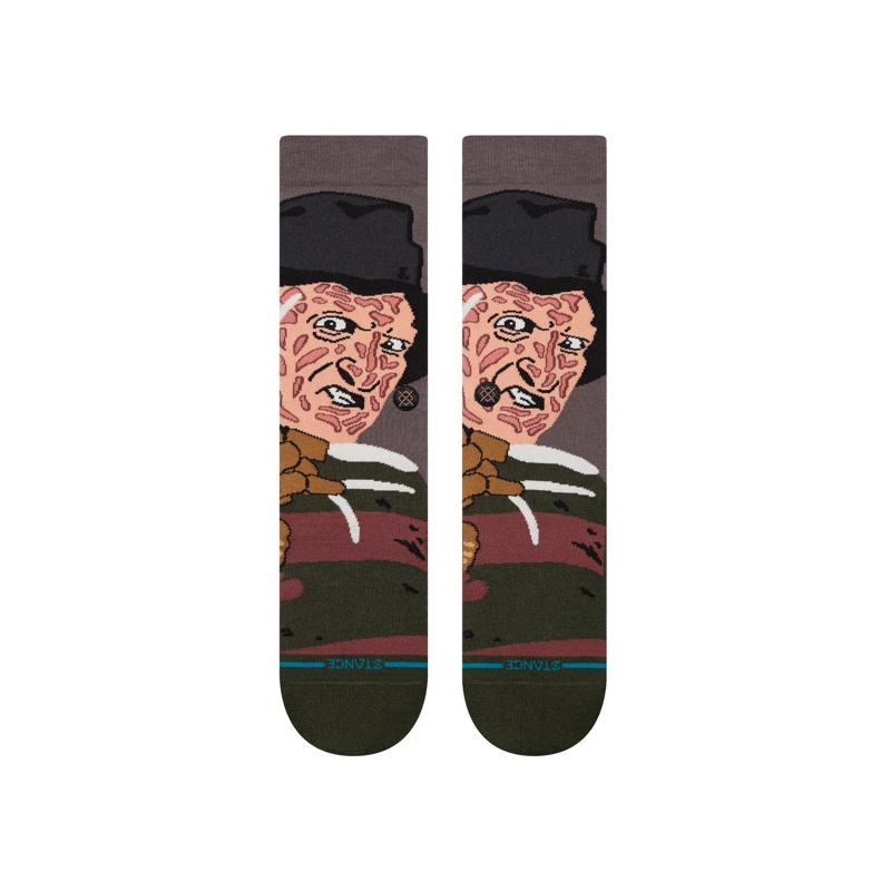 STANCE  SOCK FREDDY CREW BLACK - 2