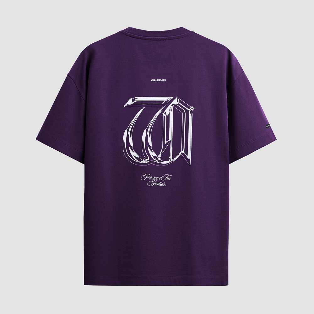 POLERA WHATUP HOMBRE PERSIGUE TUS SUEÑOS MORADO - 2