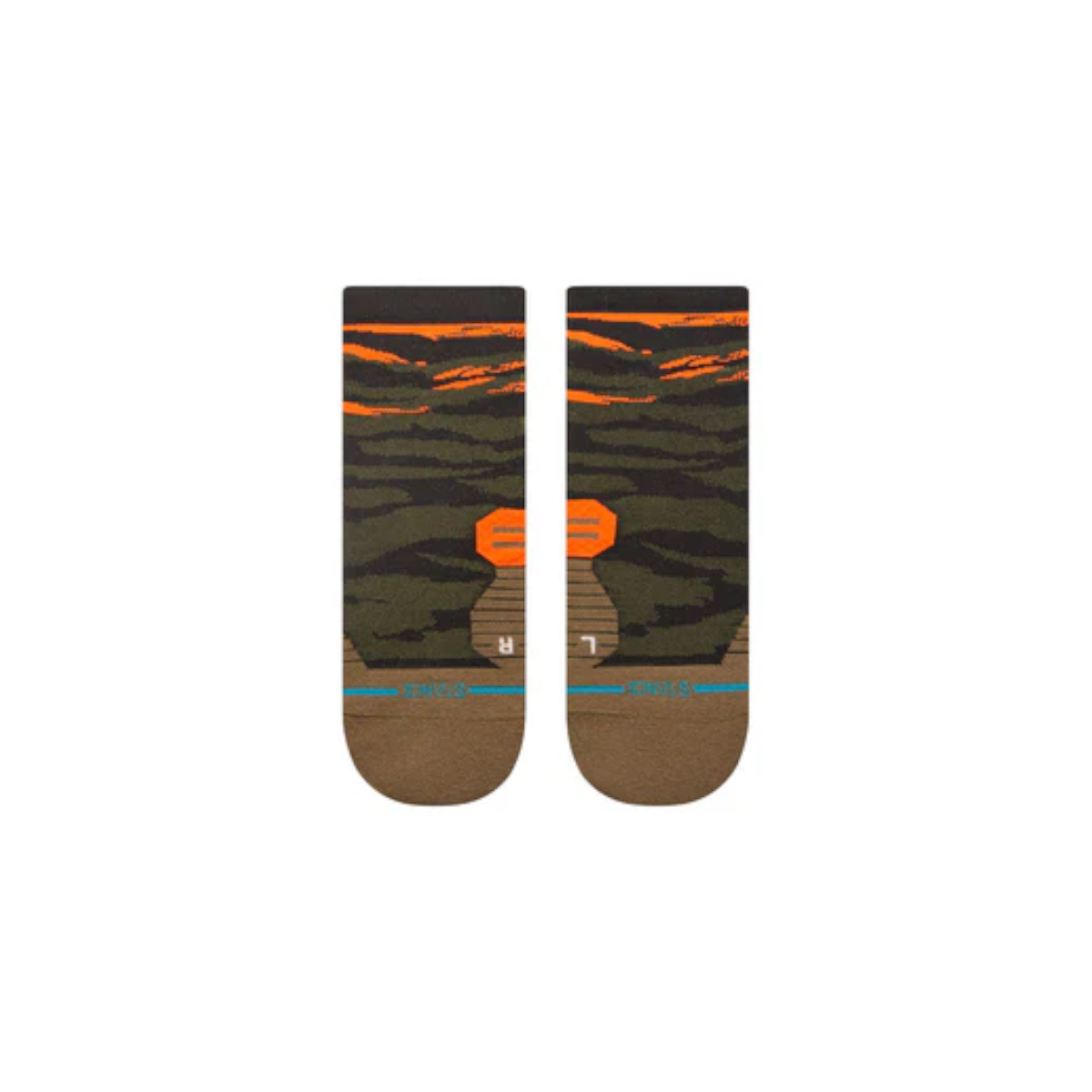 STANCE SOCK PRIMAL LIGHT QUARTER OLIVE - 2