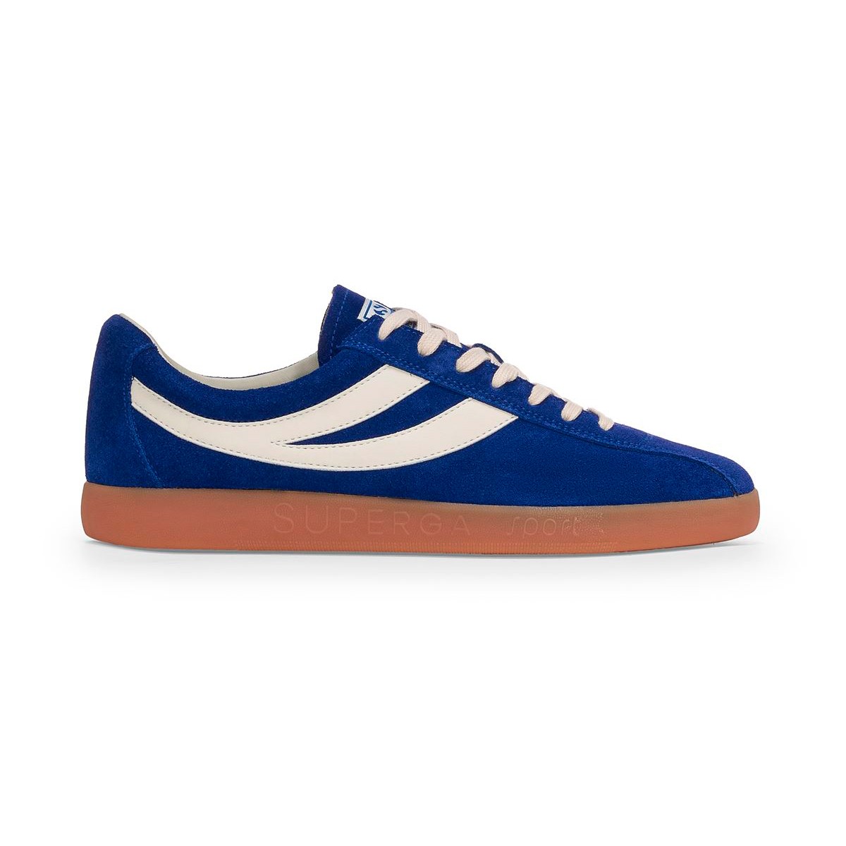 ZAPATILLA SUPERGA 1960 CAPRI SPORT BLUE WHITE MASTICE GUM - 1