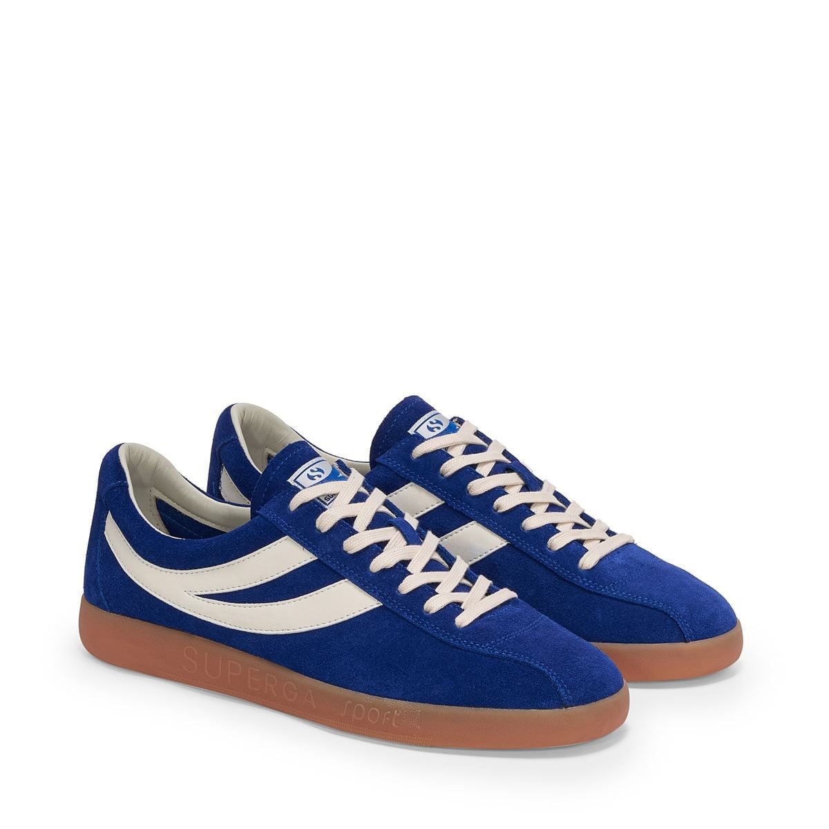ZAPATILLA SUPERGA 1960 CAPRI SPORT BLUE WHITE MASTICE GUM - 2