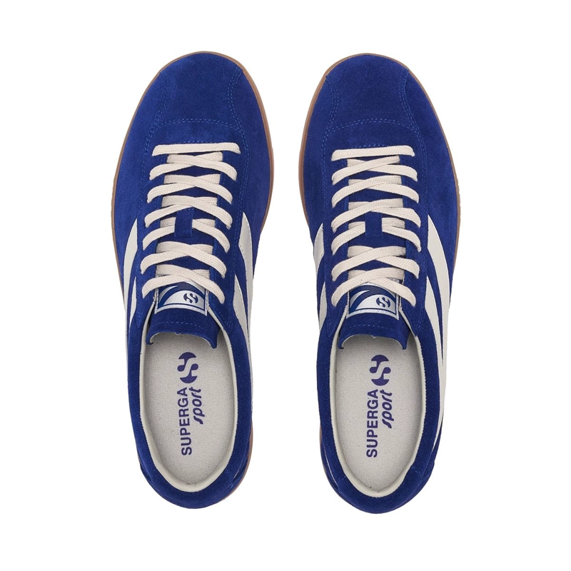 ZAPATILLA SUPERGA 1960 CAPRI SPORT BLUE WHITE MASTICE GUM - 4