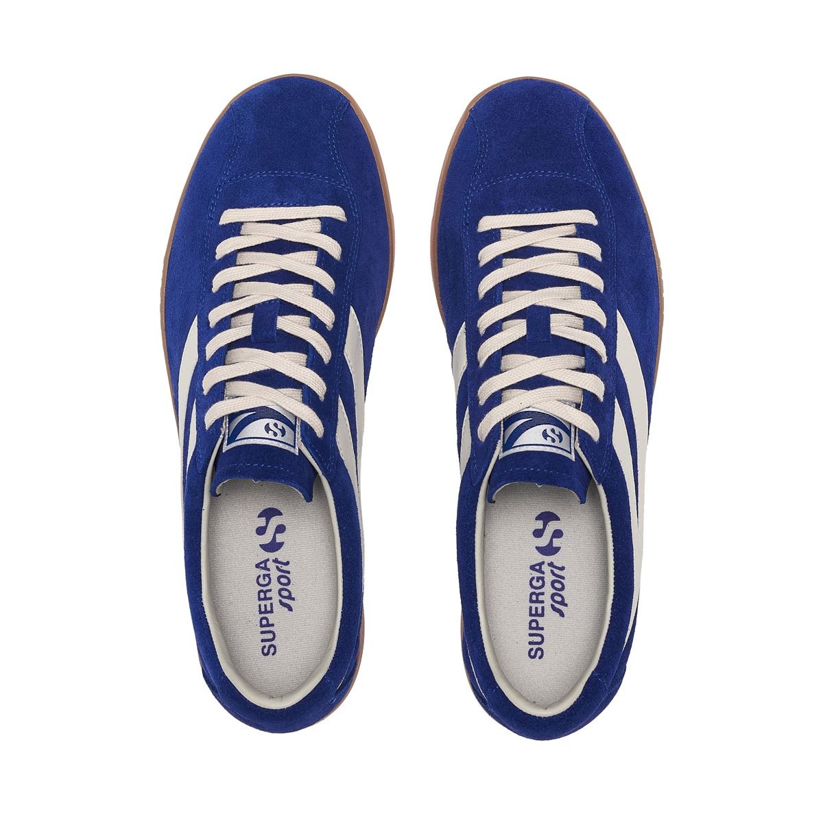ZAPATILLA SUPERGA 1960 CAPRI SPORT BLUE WHITE MASTICE GUM - 4