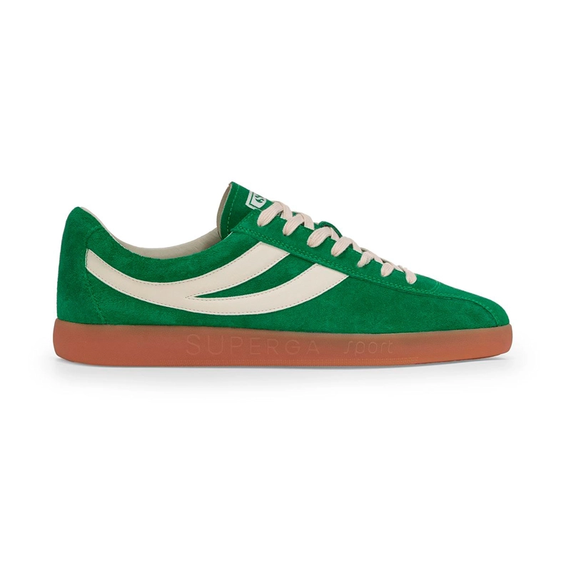 ZAPATILLA SUPERGA 1960 CAPRI SPORT GREEN WHITE MASTICE GUM - 1