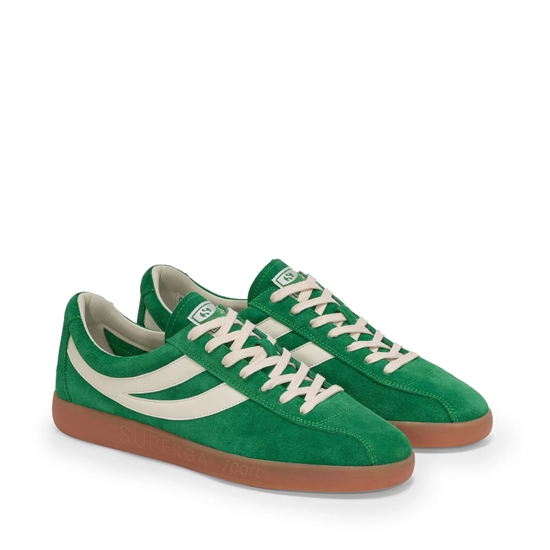 ZAPATILLA SUPERGA 1960 CAPRI SPORT GREEN WHITE MASTICE GUM - 2