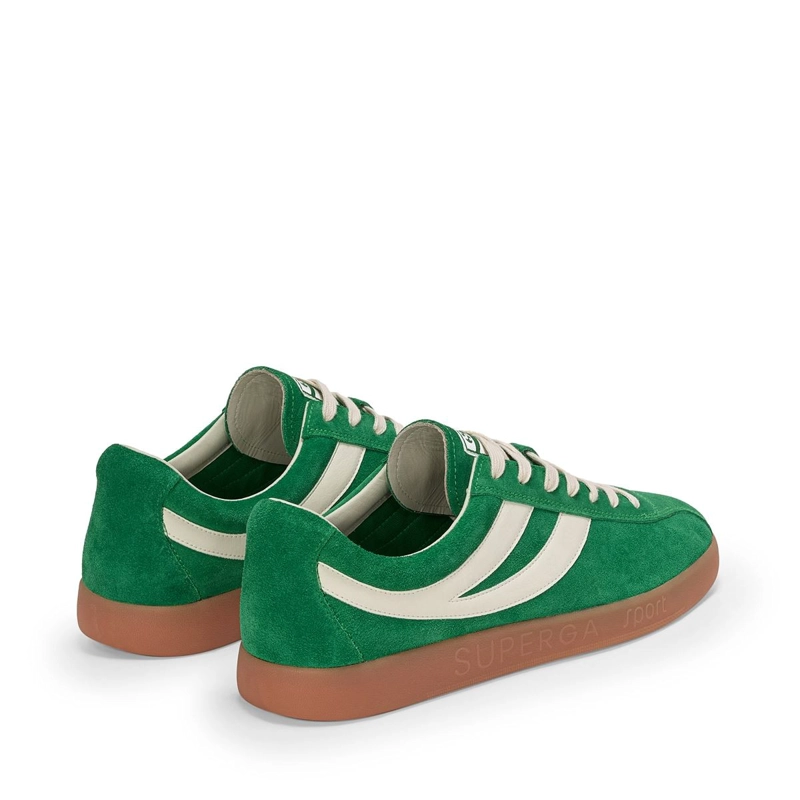 ZAPATILLA SUPERGA 1960 CAPRI SPORT GREEN WHITE MASTICE GUM - 3