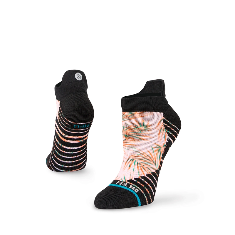 STANCE SOCK WOMEN TROPIX TAB BLACK - 1