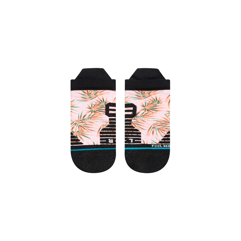 STANCE SOCK WOMEN TROPIX TAB BLACK - 2