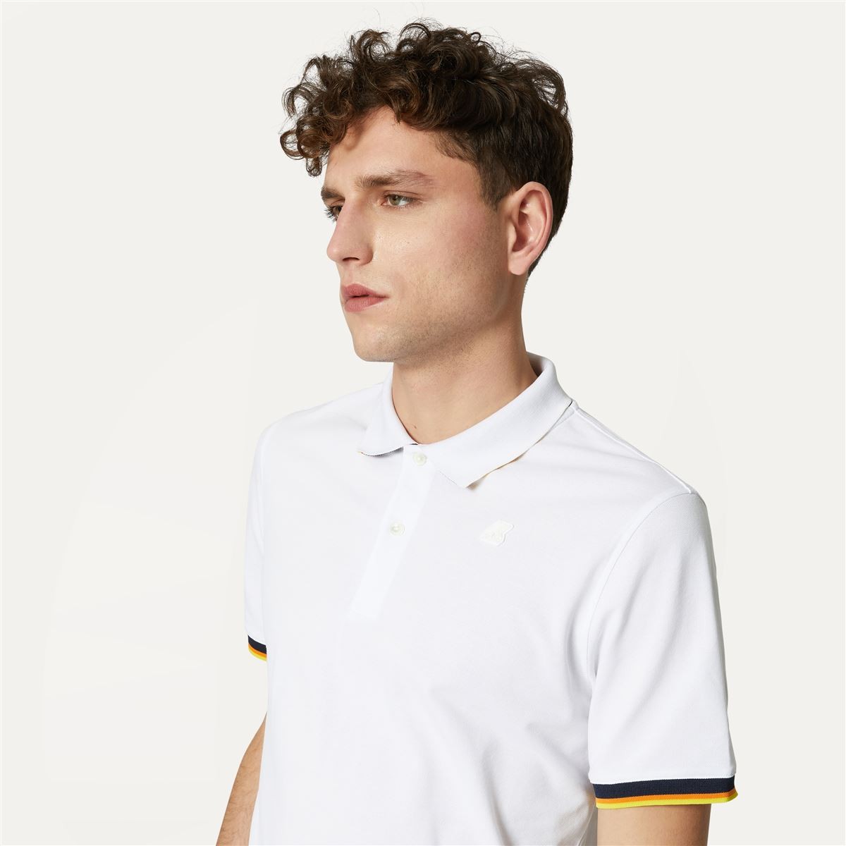 POLERA K-WAY MEN VINCENT WHITE - 5