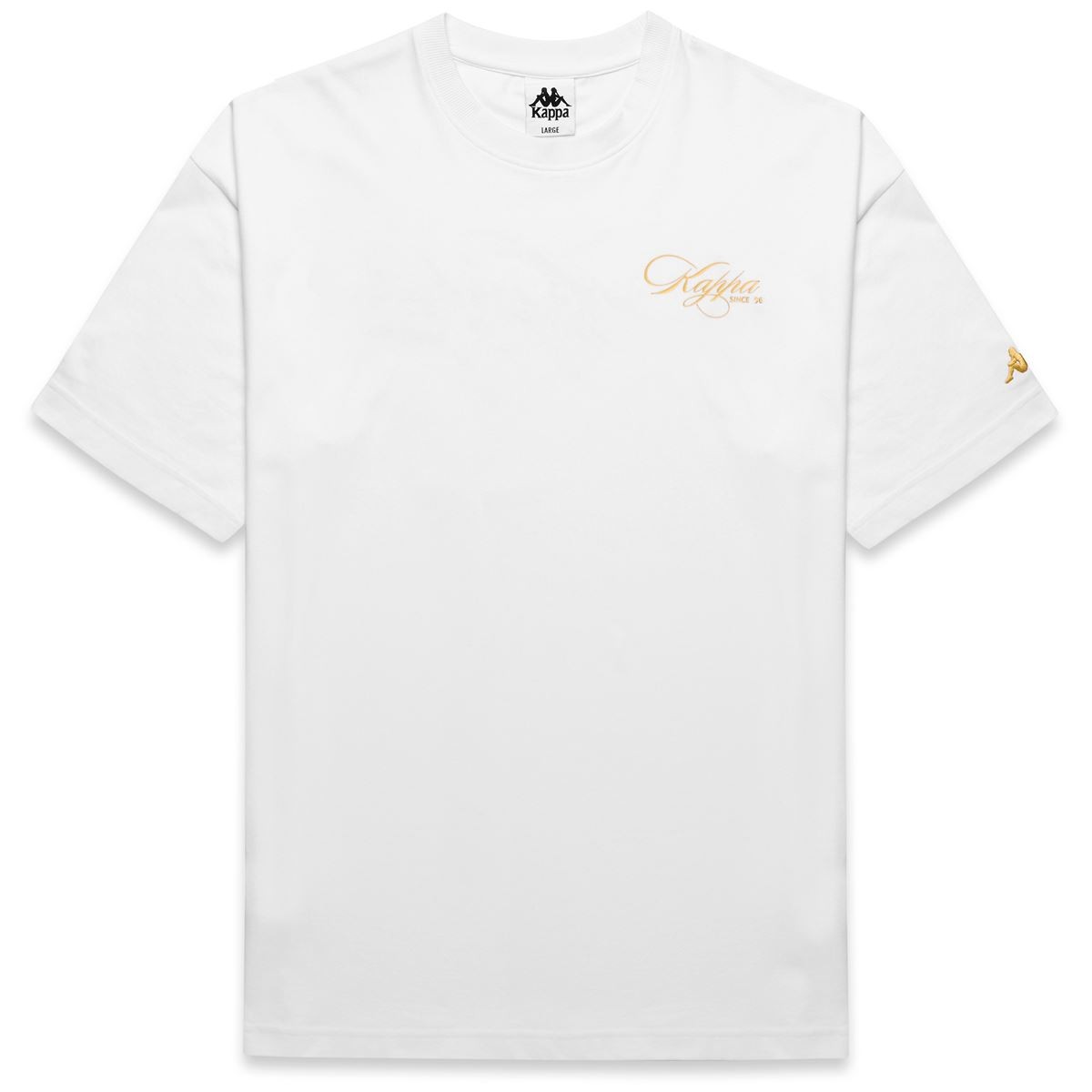POLERA KAPPA MEN AUTHENTIC NORDA WHITE YELLOW GOLD RICK - 1