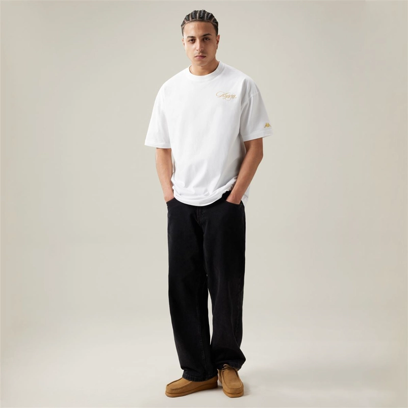 POLERA KAPPA MEN AUTHENTIC NORDA WHITE YELLOW GOLD RICK - 3