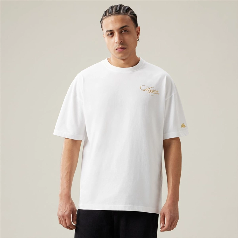 POLERA KAPPA MEN AUTHENTIC NORDA WHITE YELLOW GOLD RICK - 4