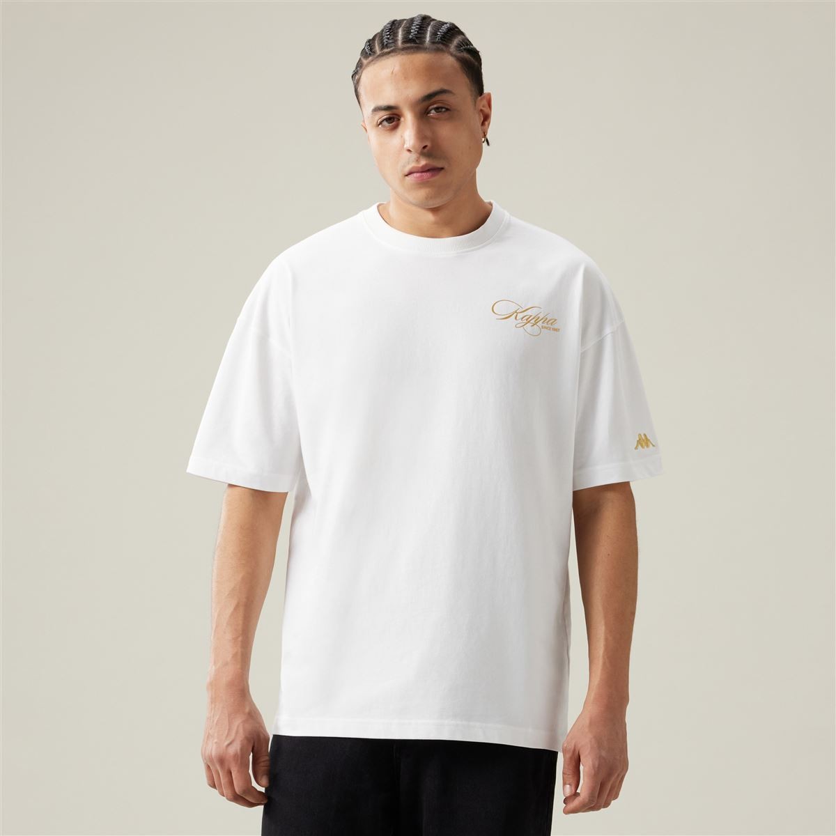 POLERA KAPPA MEN AUTHENTIC NORDA WHITE YELLOW GOLD RICK - 4