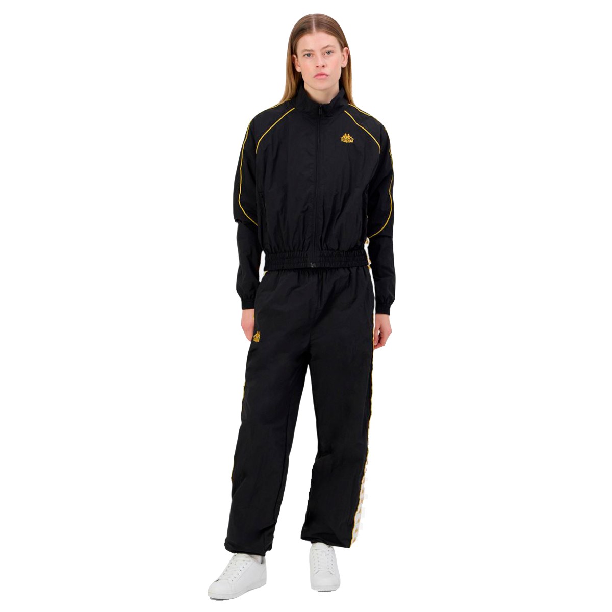 PANTALON KAPPA WOMEN BANDA NARA BLACK GOLD WHITE - 4