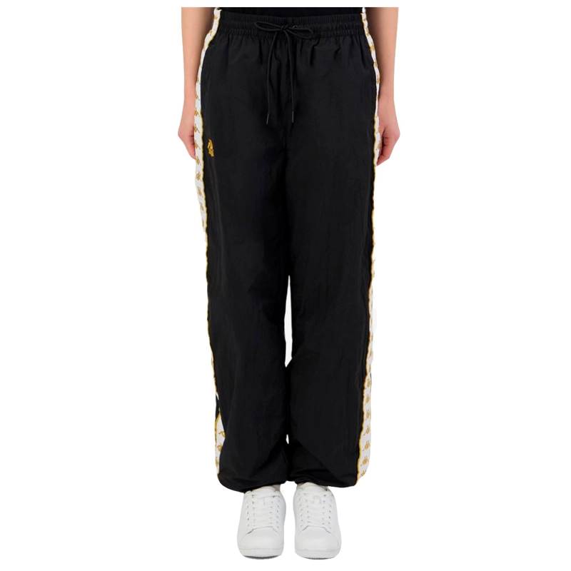 PANTALON KAPPA WOMEN BANDA NARA BLACK GOLD WHITE - 5