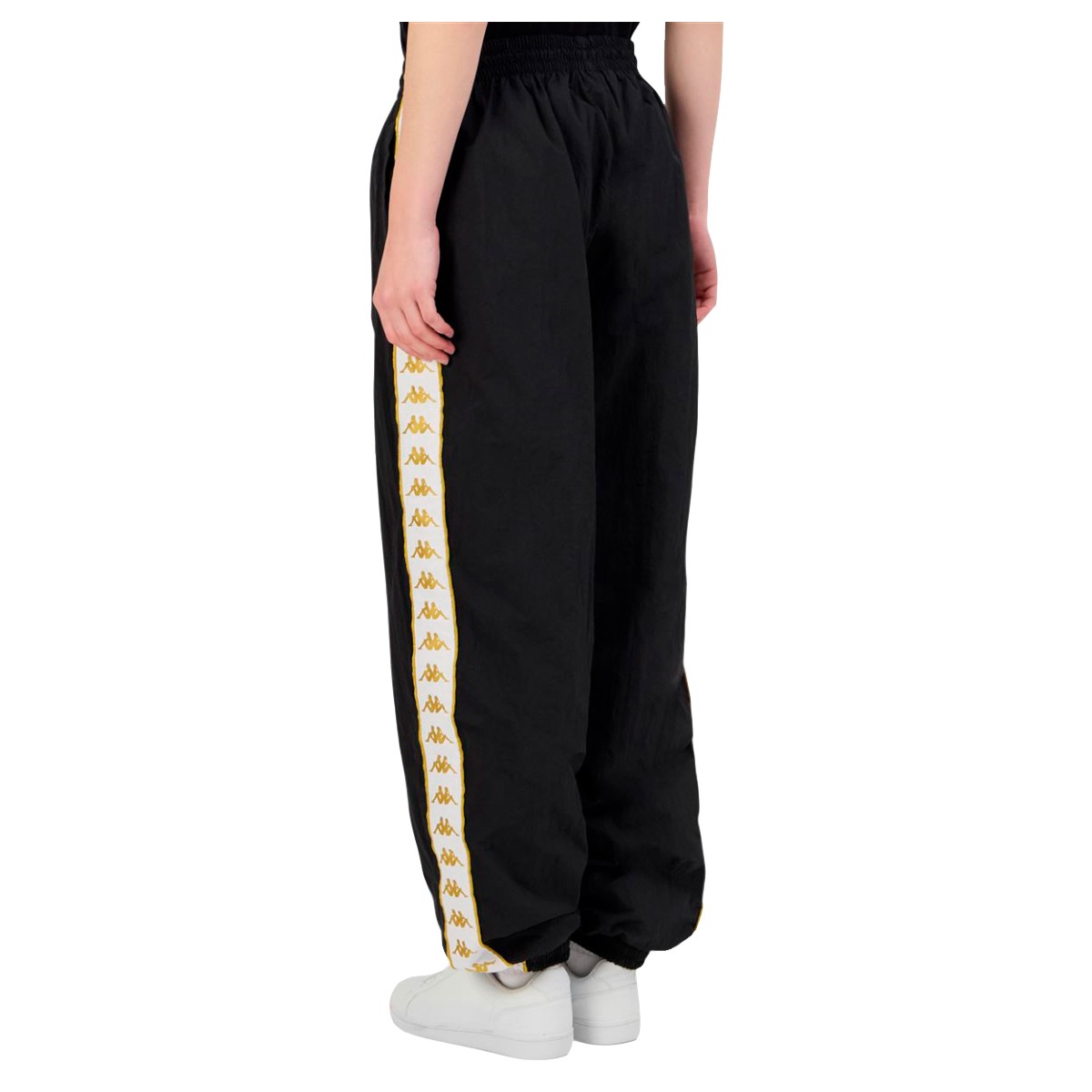 PANTALON KAPPA WOMEN BANDA NARA BLACK GOLD WHITE - 7
