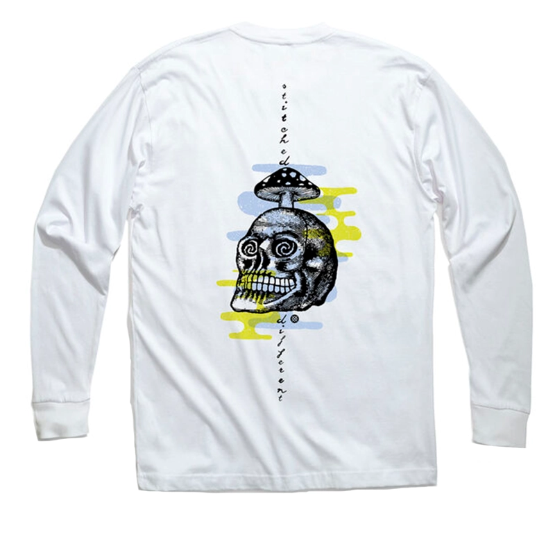 POLERA MANGA LARGA MENTAL GROWTH WHITE - 2