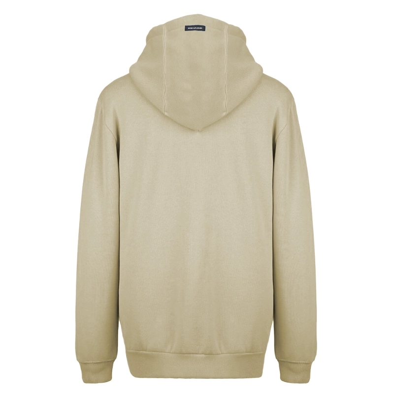 POLERON WHATUP HOMBRE HOODIE LOGO BEIGE - 2