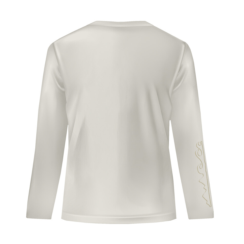 POLERA REEF MEN MANGA LARGA CLEAN WHITE - 2