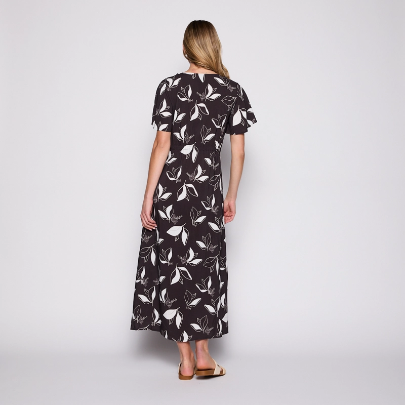 VESTIDO REEF WOMEN BLACK BUTTONS - 2