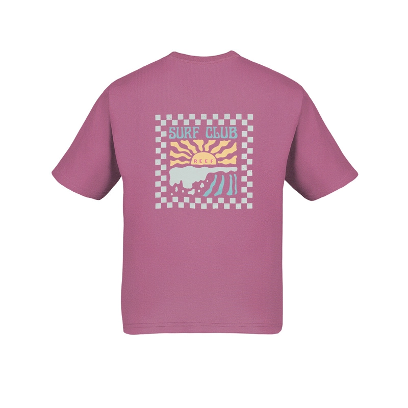 POLERA KIDS REEF PURPLE SURF CLUB - 2