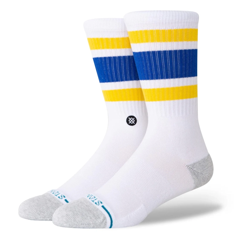 STANCE SOCK MEN TUBE GOLDEN STATE WARRIORS WHITE - 1