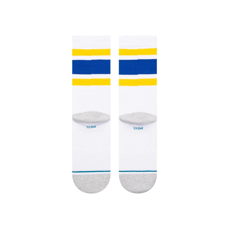 STANCE SOCK MEN TUBE GOLDEN STATE WARRIORS WHITE - 3